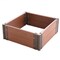 Classic Traditional Durable Wood- Look Raised Outdoor Garden Bed Flower Planter Box